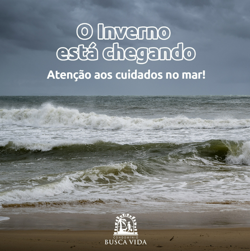 Mar mais perigoso no inverno exige atenção redobrada de banhistas em Busca Vida