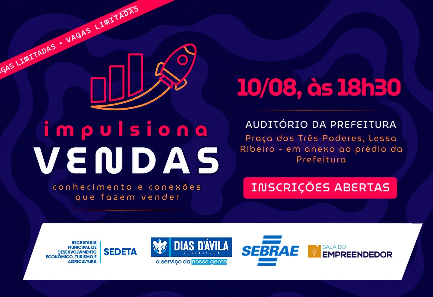 Prefeitura de Dias d’Ávila e Sebrae promovem Circuito Empresarial “Impulsiona Vendas”